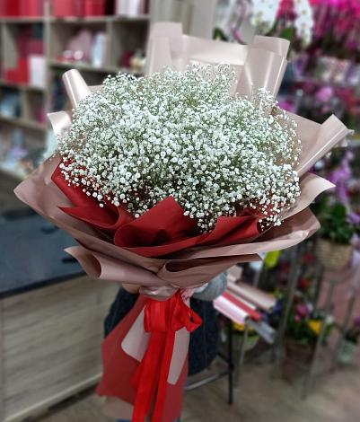 Букет цветов из: Гипсофила в Малке