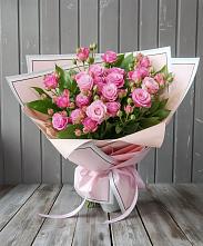 Букет Розовый кустик в Малке