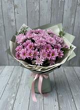 Букет цветов из:  Хризантемы #REPLACE_PRED# Малке