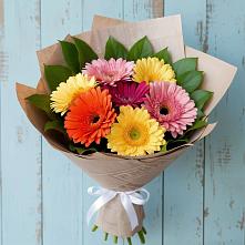 Букет цветов из:  Герберы #REPLACE_PRED# Малке