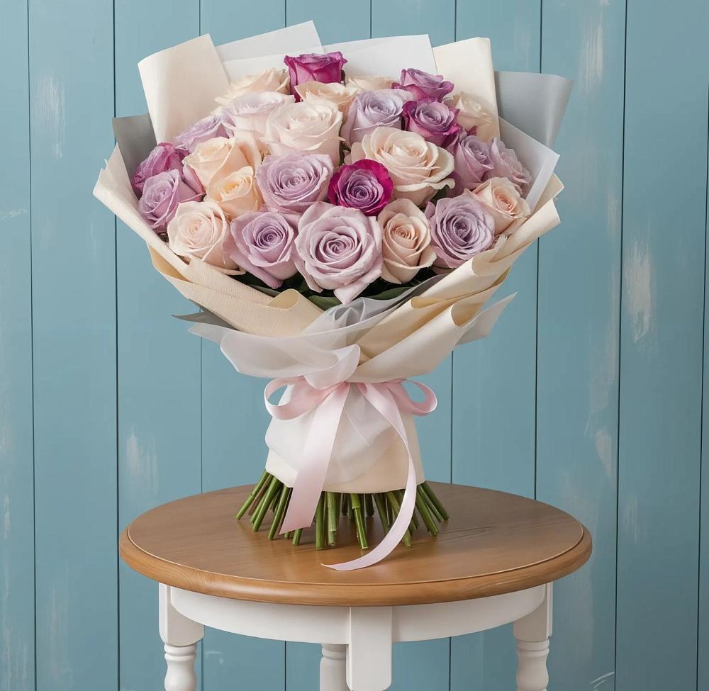 Букет цветов из: Розы в Малке