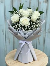 Букет цветов из:  Розы #REPLACE_PRED# Малке