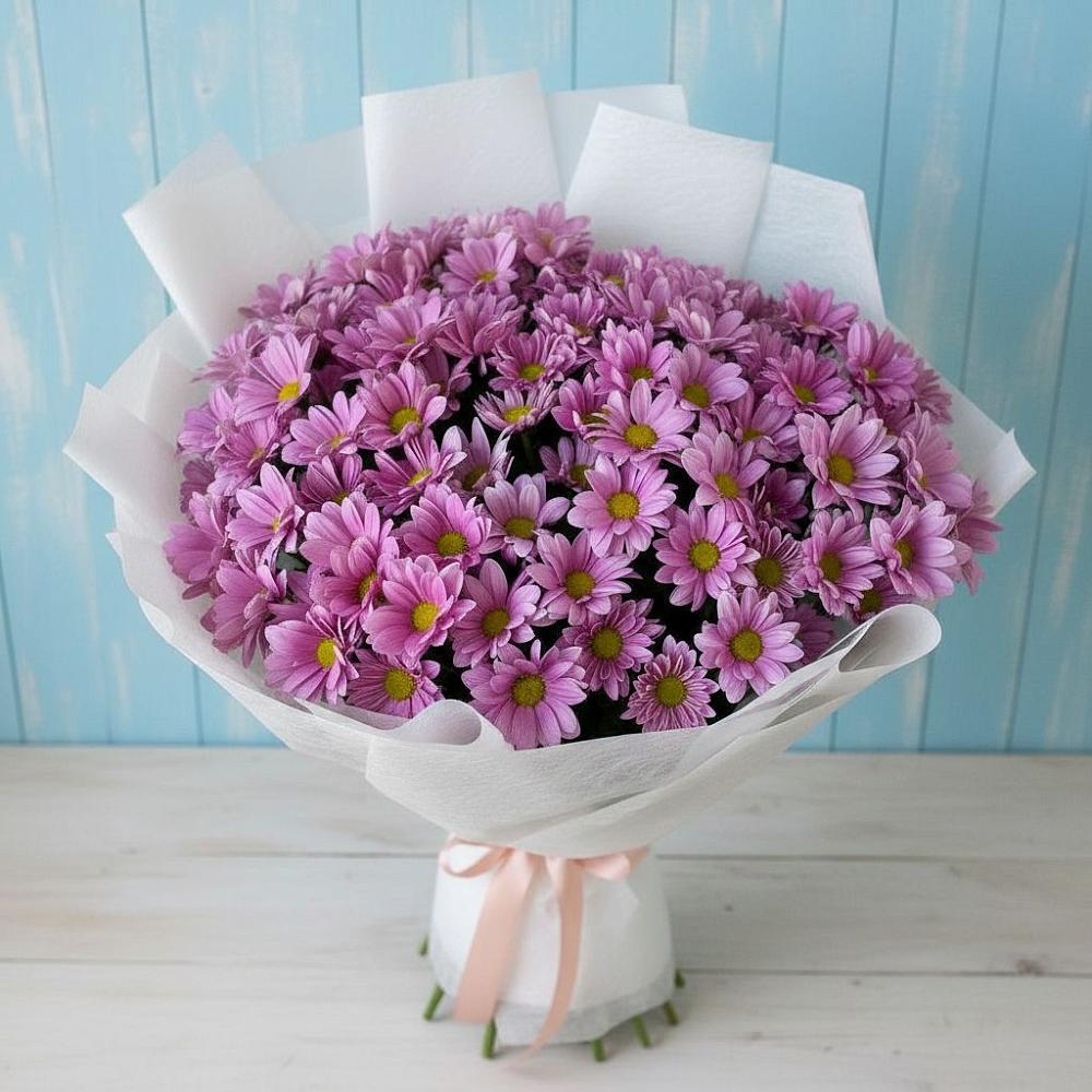 Букет цветов из: Хризантемы в Малке