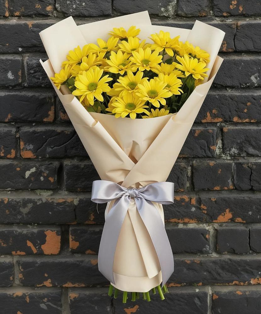 Букет цветов из: Хризантемы в Малке