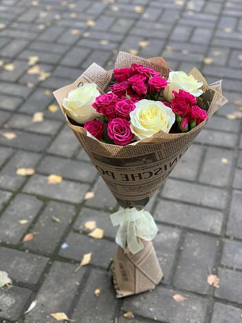 Букет цветов из: Розы в Малке