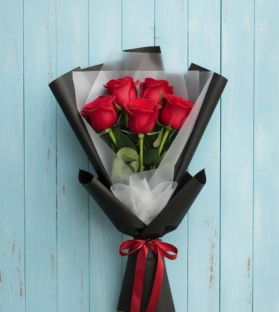 Букет цветов из: Розы в Малке