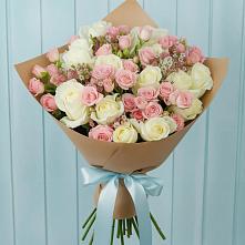 Букет цветов из:  Розы в Малке